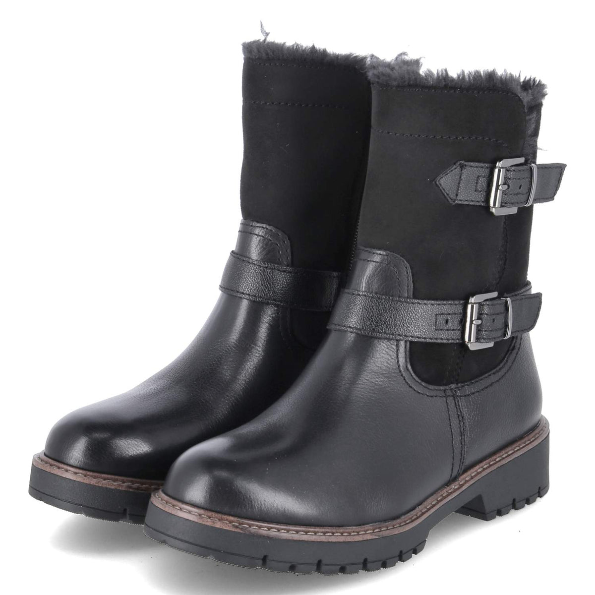 Winterstiefeletten Schwarz