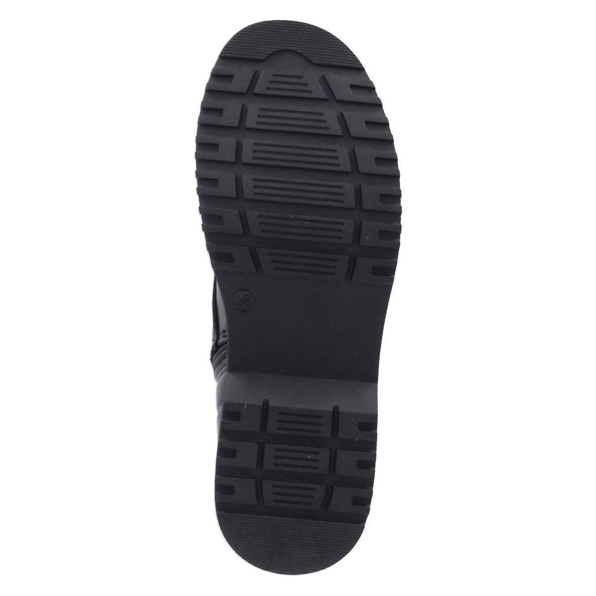 Schnürboots Schwarz