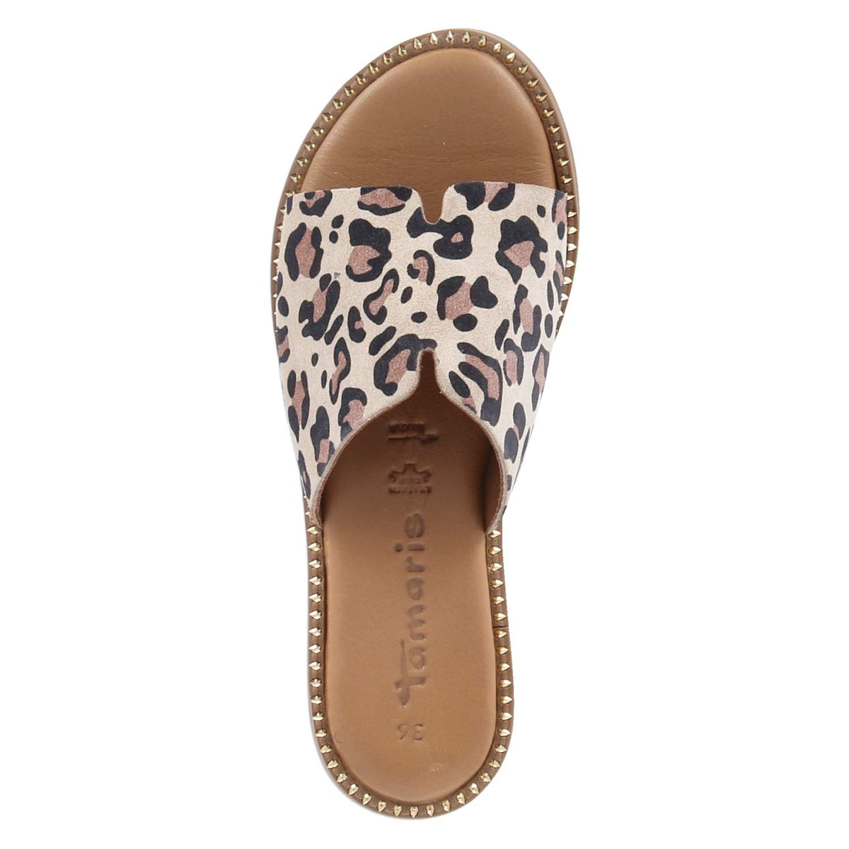 Pantoletten Beige