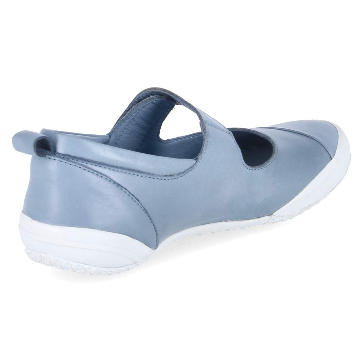 Spangenballerinas Blau
