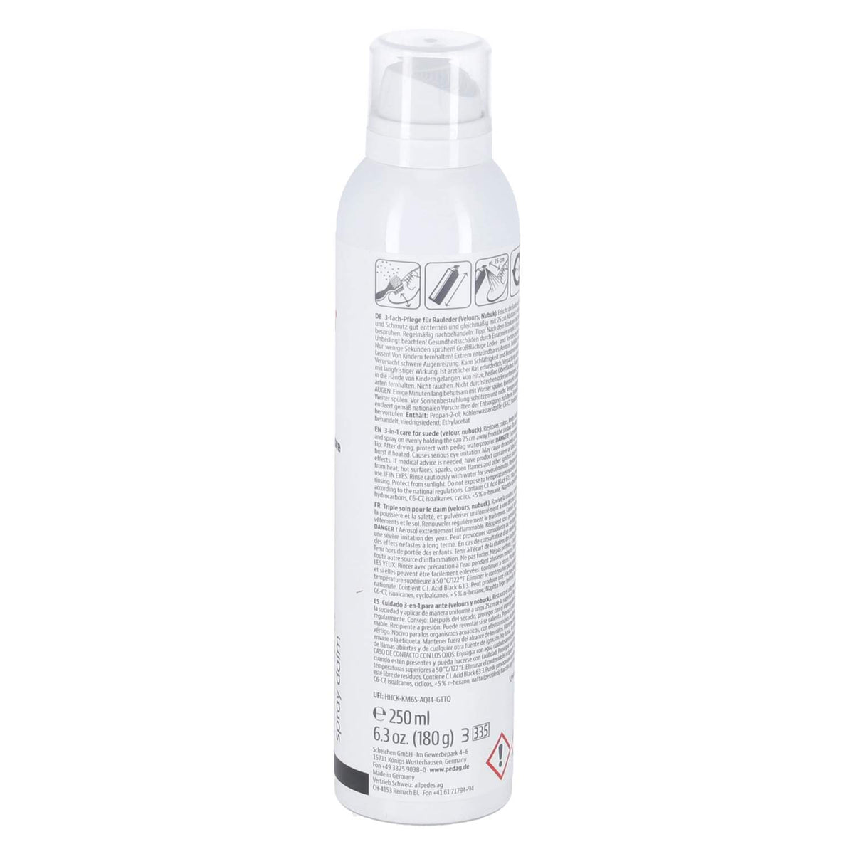 Rauleder Spray Schwarz