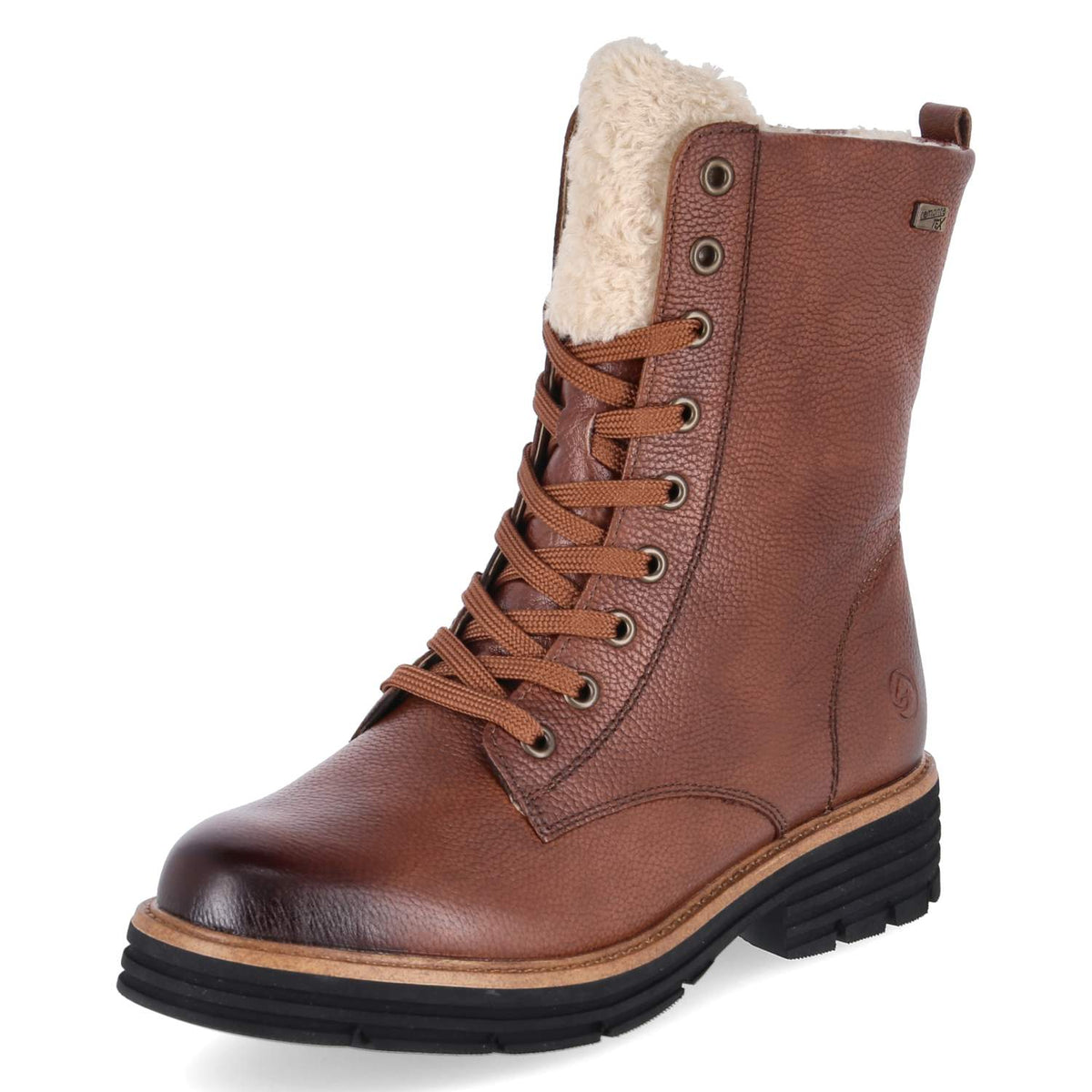 Schnürstiefeletten Braun