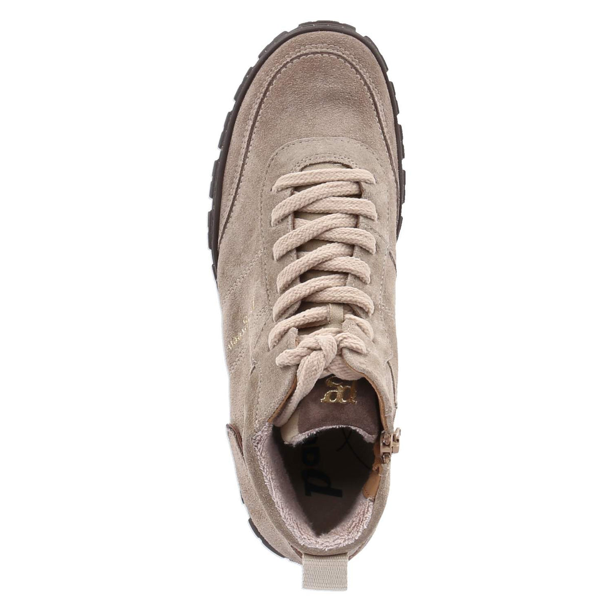 Schnürboots Beige