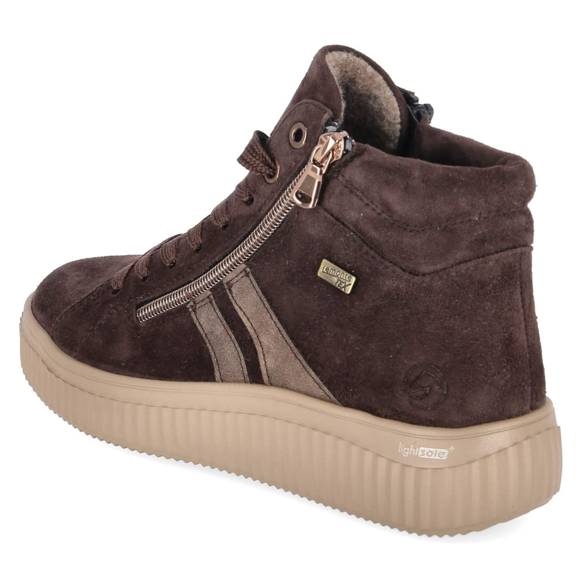 Schnürstiefeletten Braun