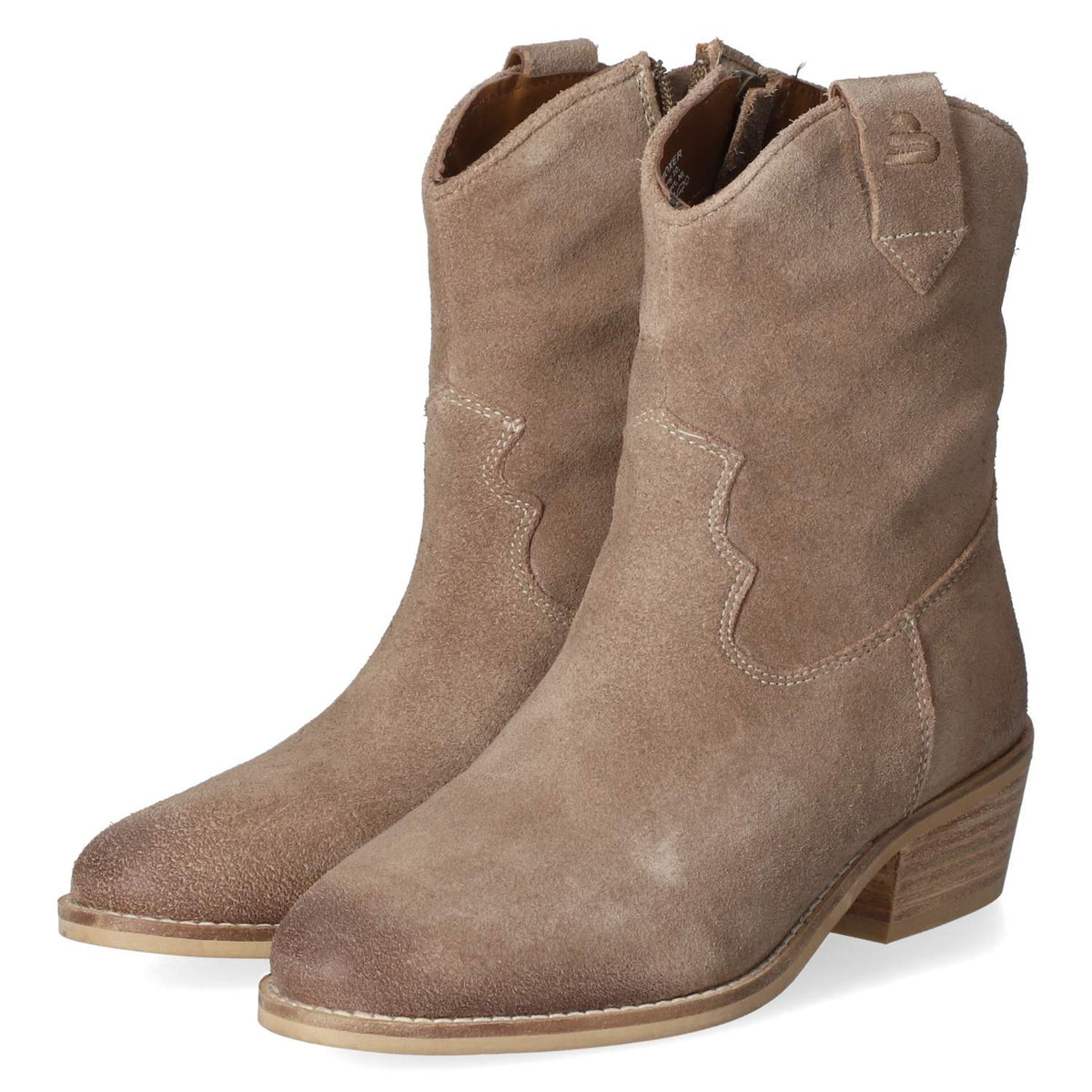 Westernstiefeletten Taupe