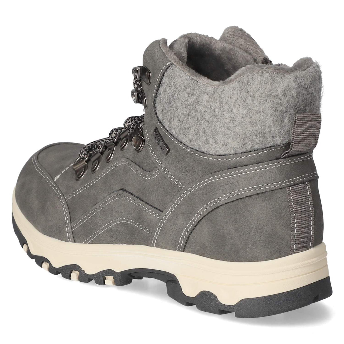 Schnürstiefeletten Grau