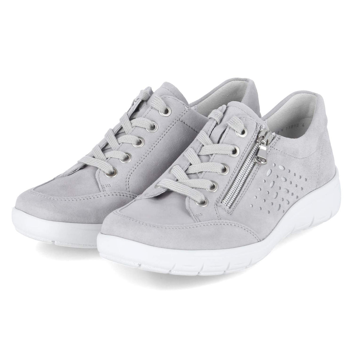 Halbschuhe Grau
