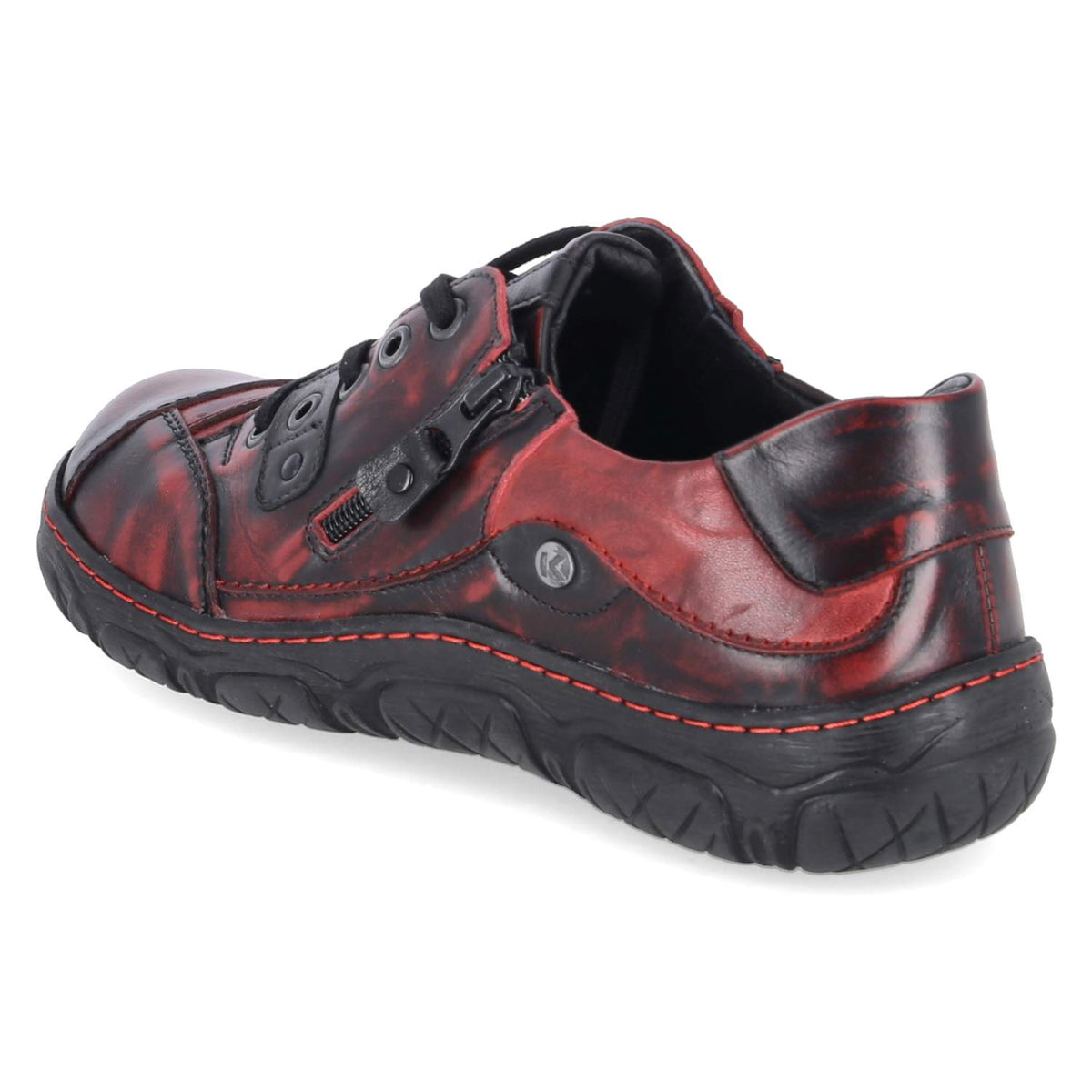 Halbschuhe Rot