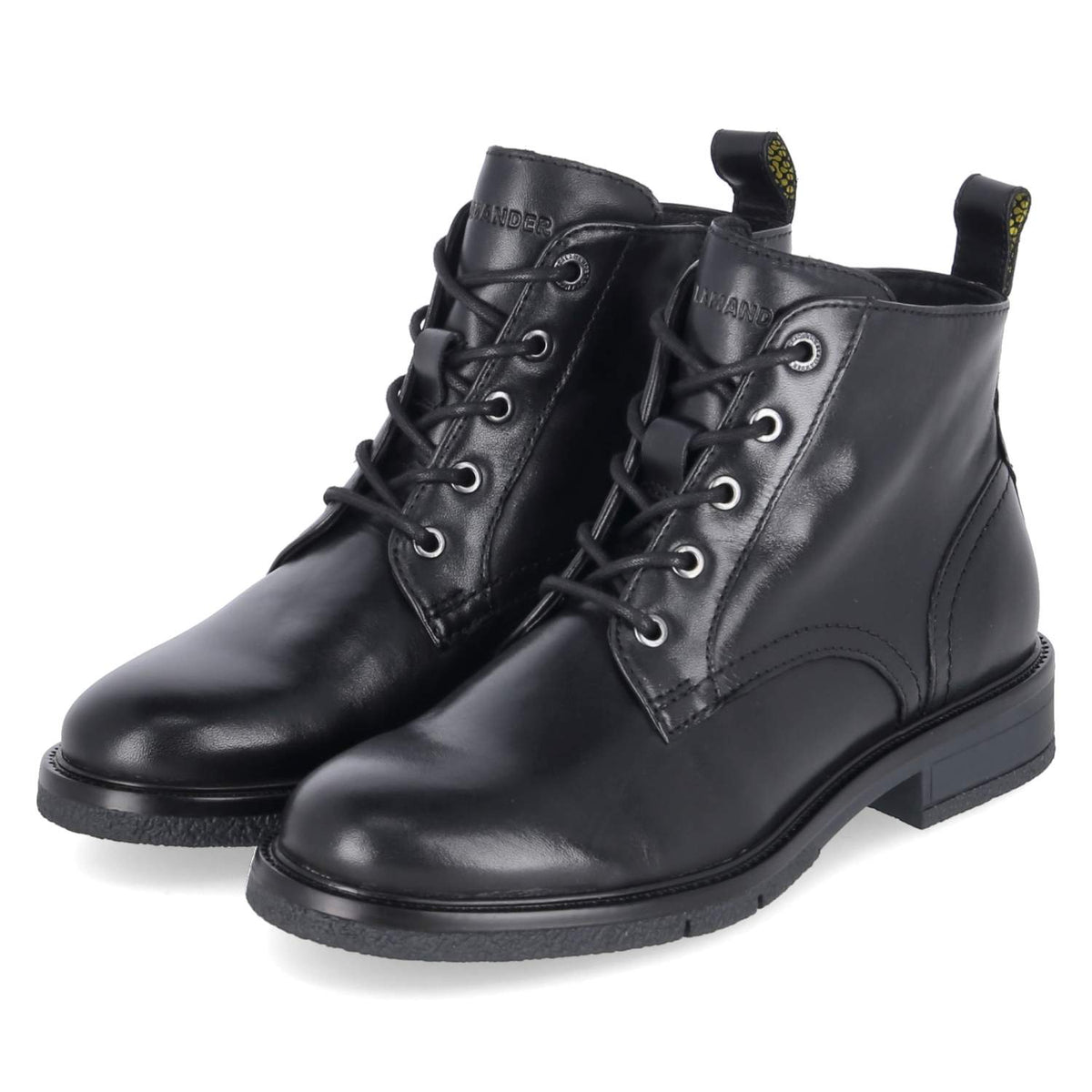 Schnüstiefeletten Schwarz