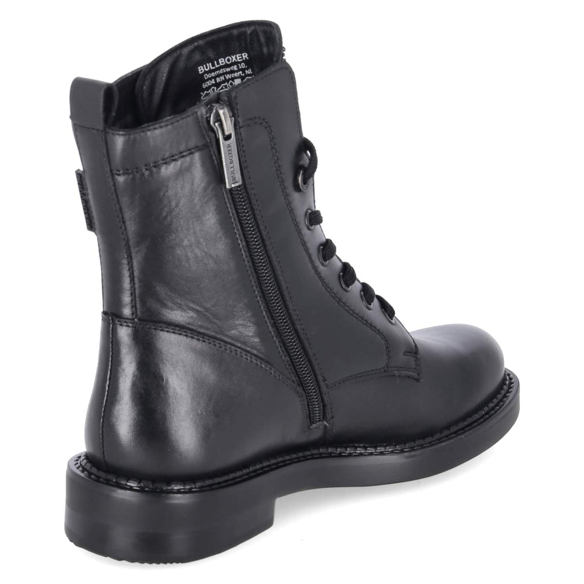 Schnürboots Schwarz