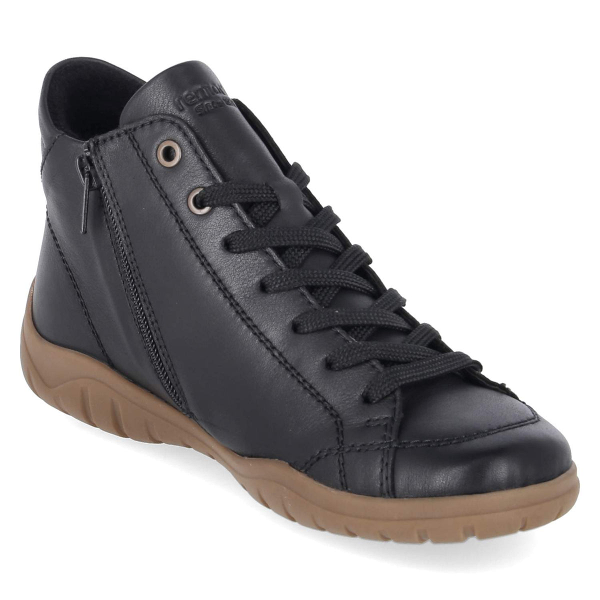 Schnürstiefeletten Schwarz