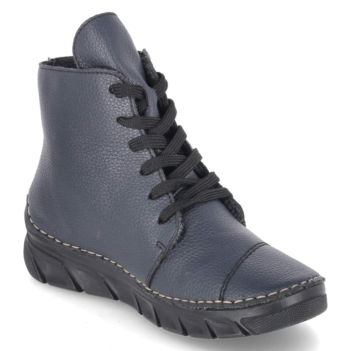 Schnürstiefeletten Braun