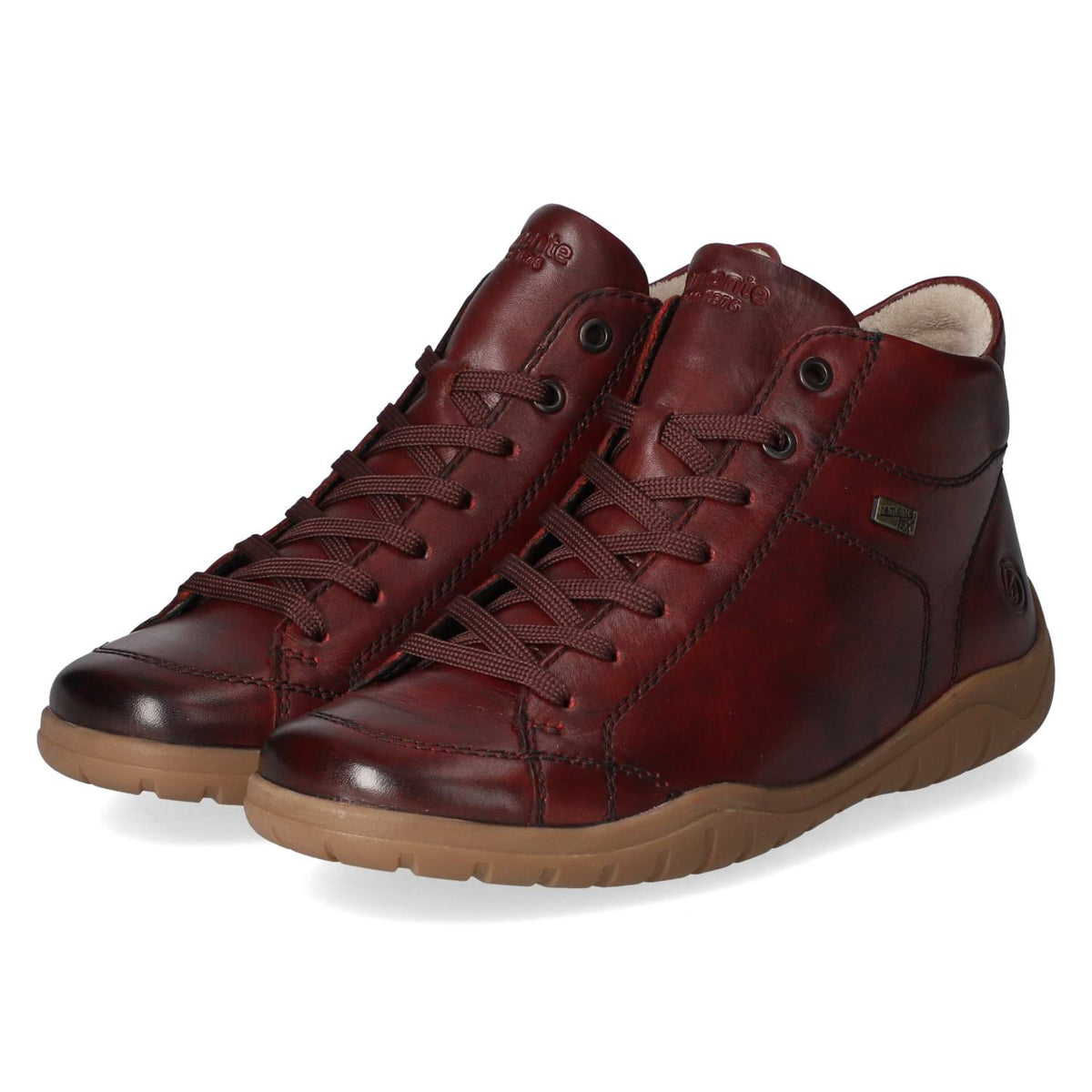Schnürstiefeletten Rot