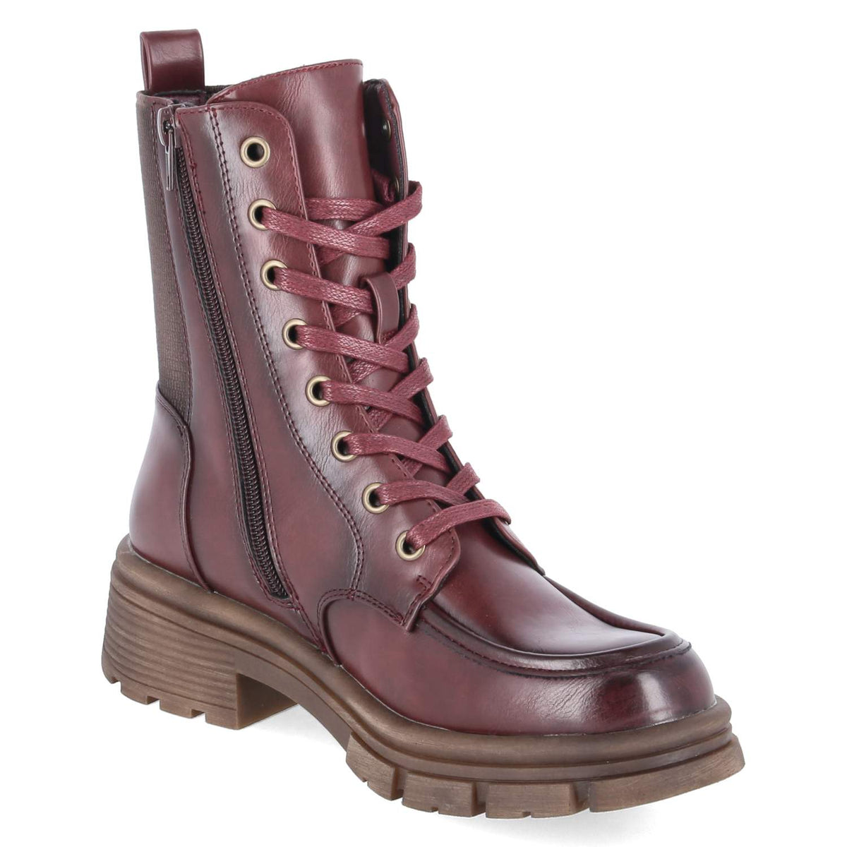 Schnürstiefeletten Schwarz