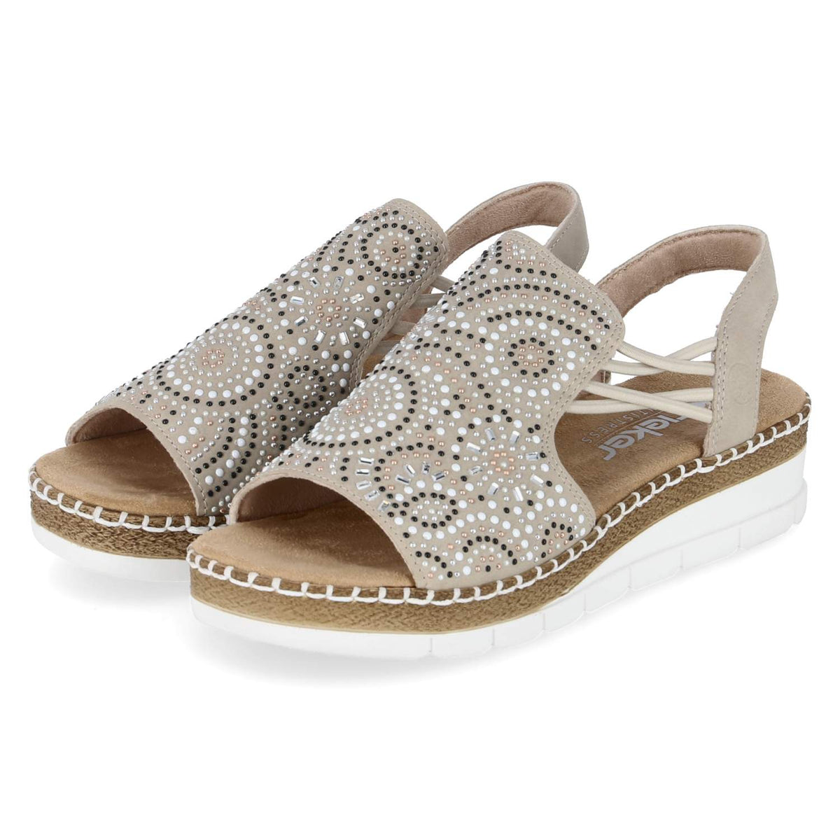 Sandalen Beige