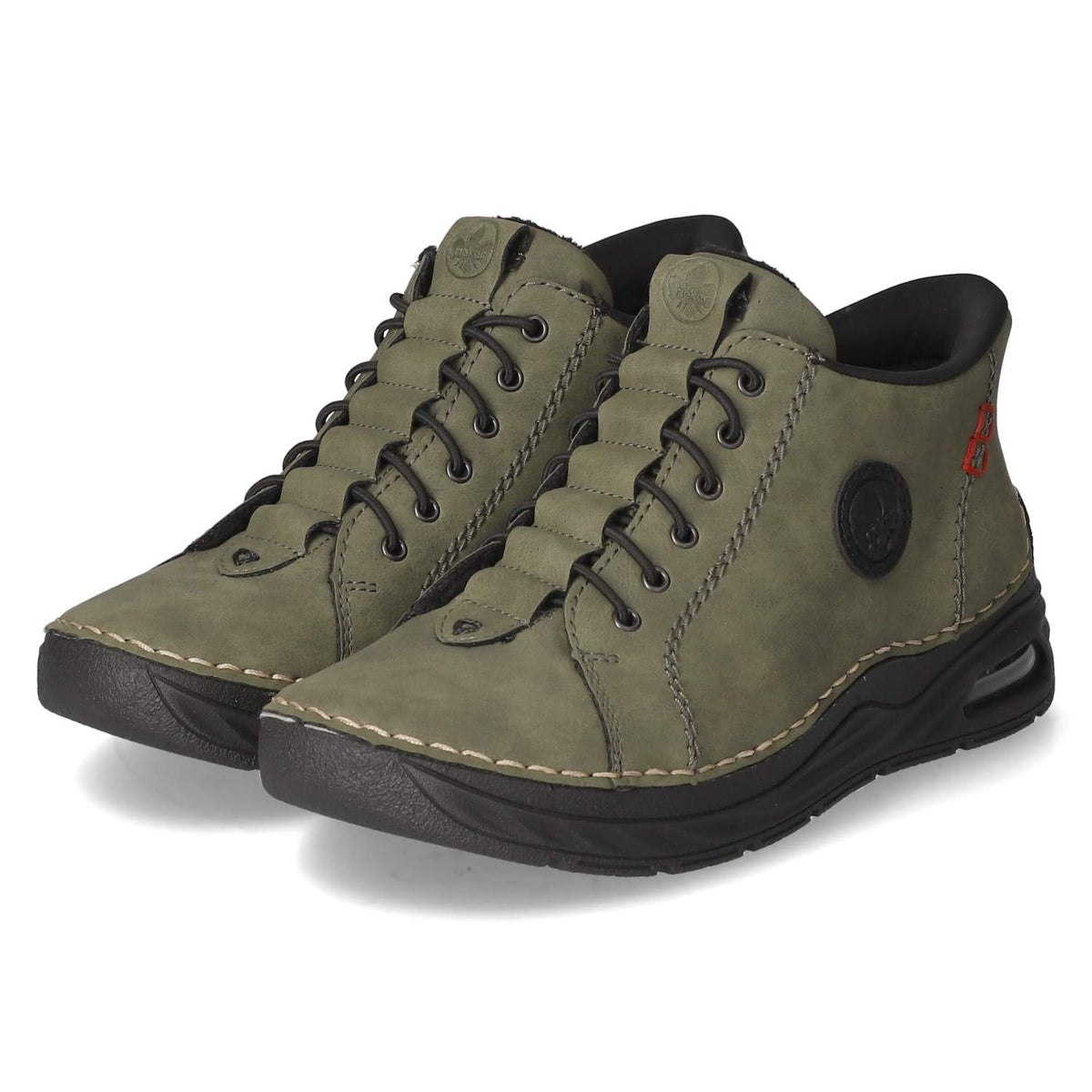 Schnürstiefeletten Grün