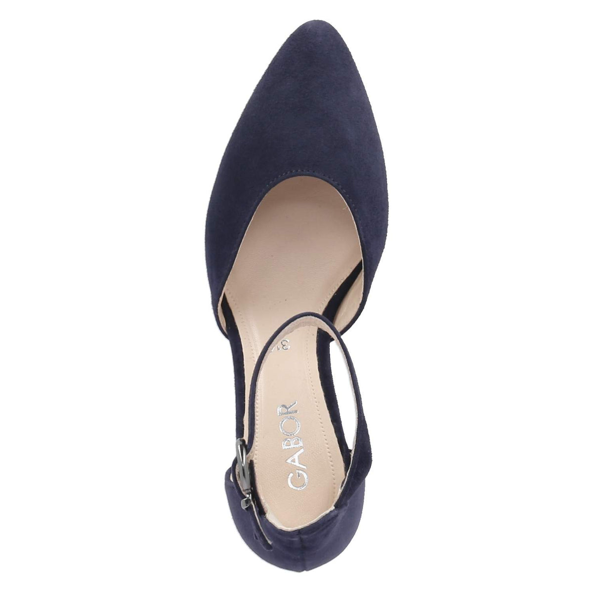 Riemchenpumps Blau