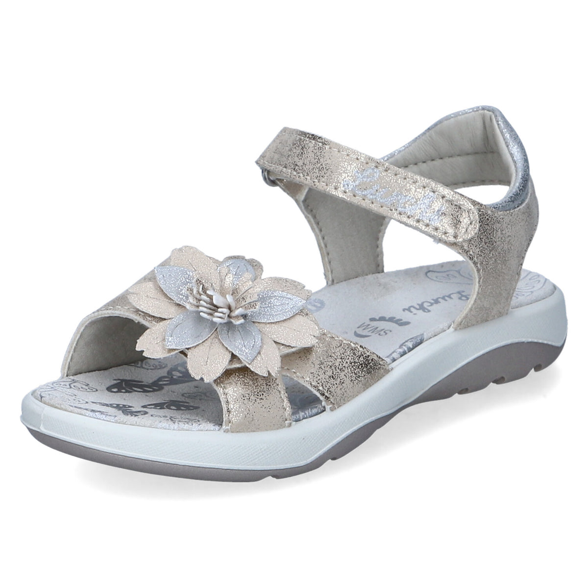 Sandalen FLORA Gold