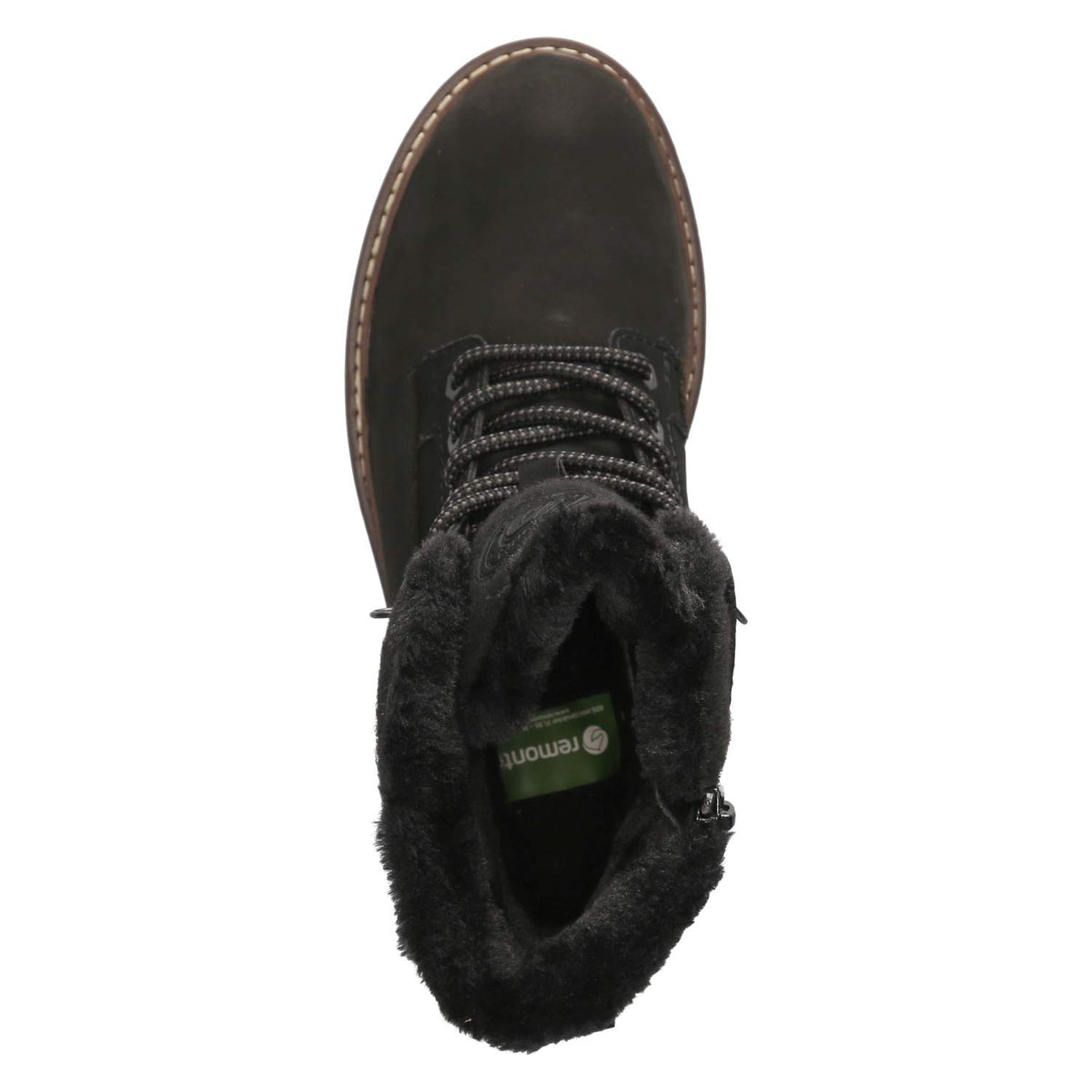 Schnürstiefeletten Schwarz