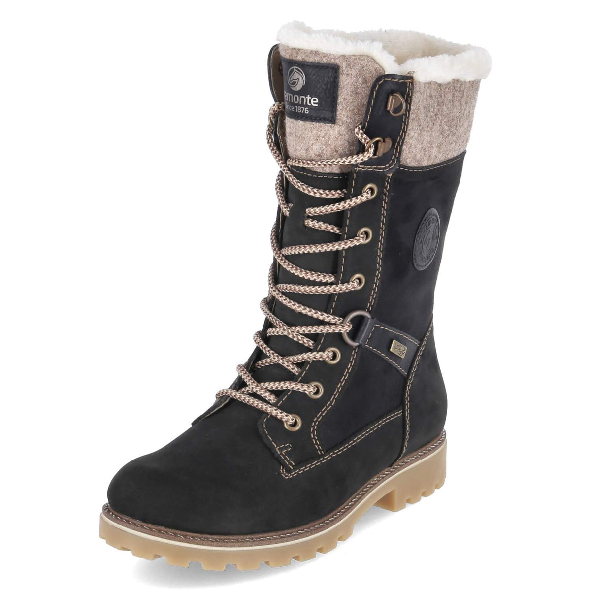 Schnürstiefel Schwarz