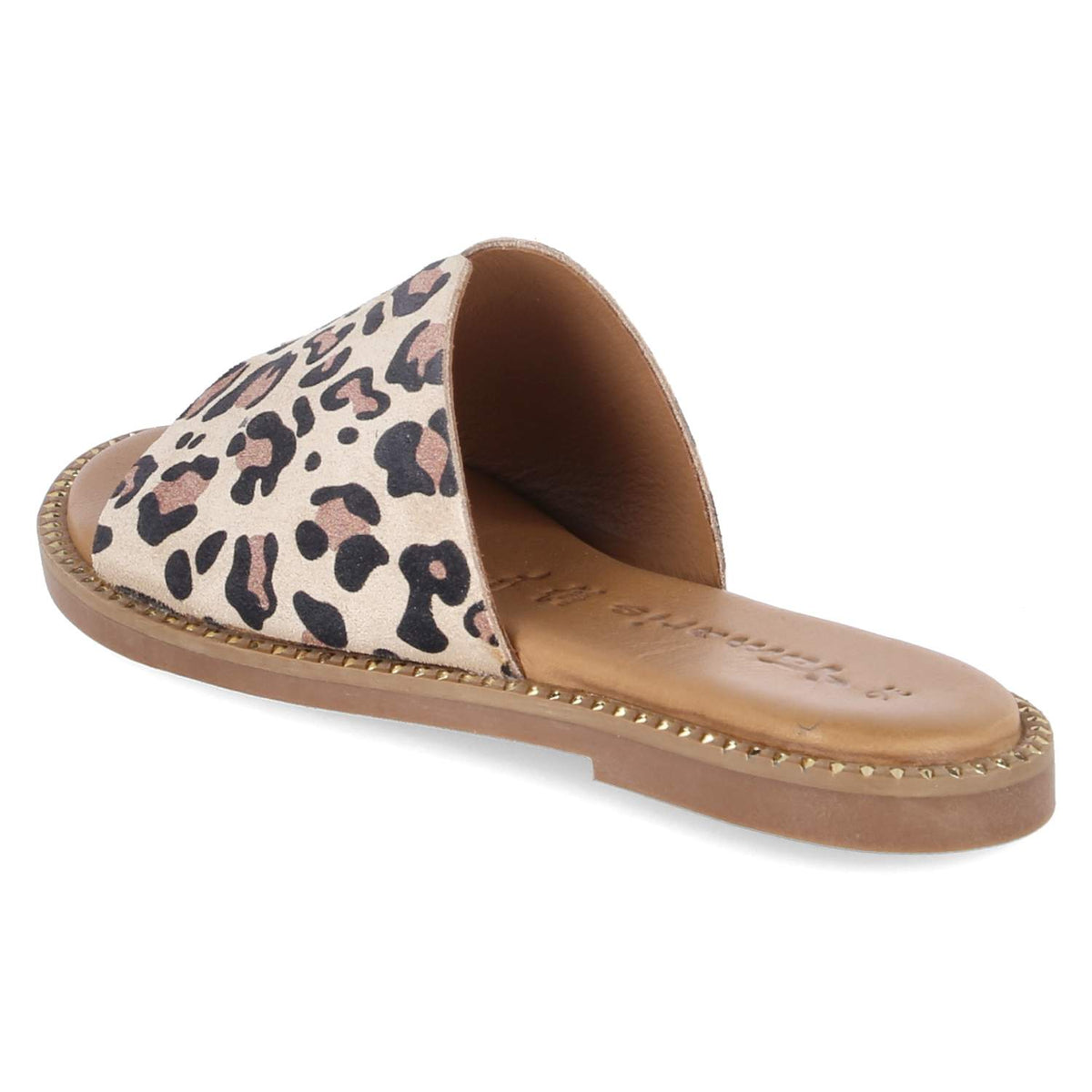 Pantoletten Beige