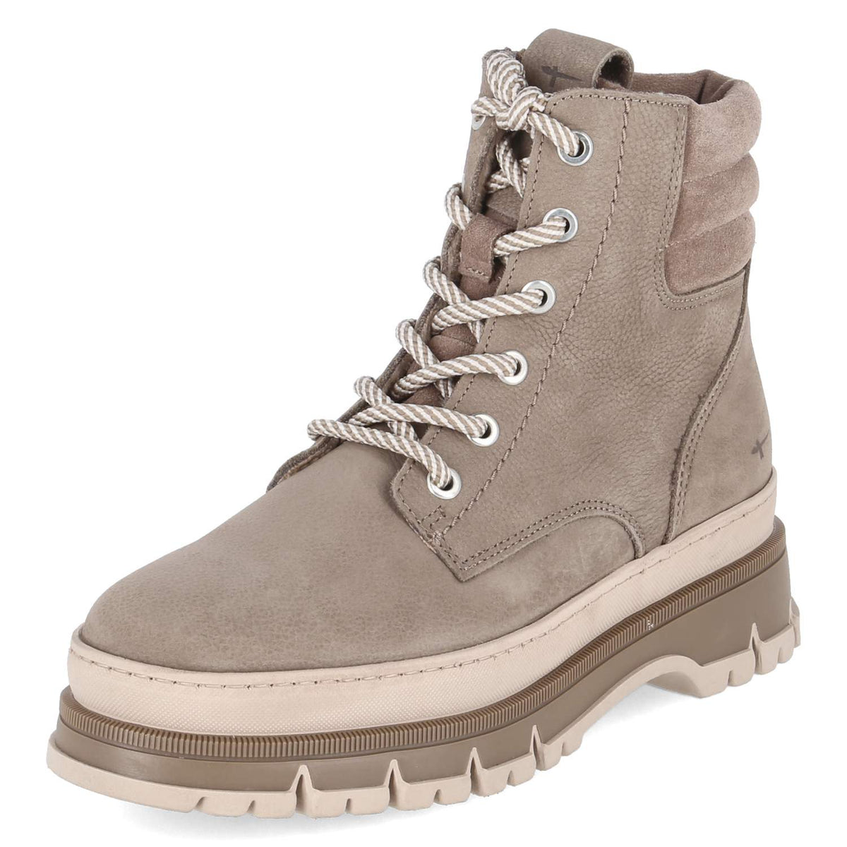 Schnürboots Taupe