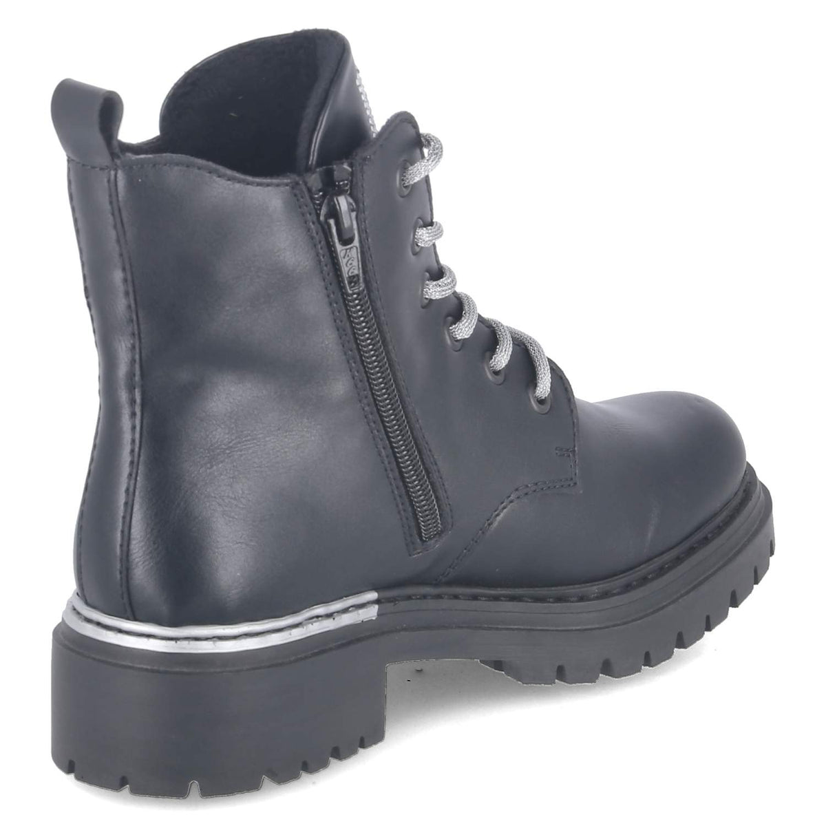 Schnürboots Schwarz