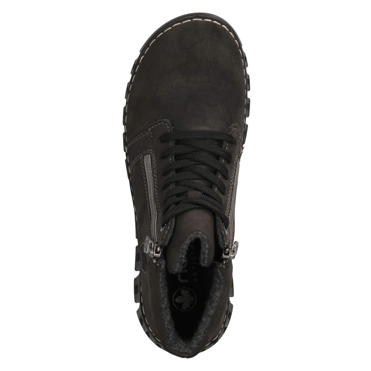Schnürstiefeletten Grau