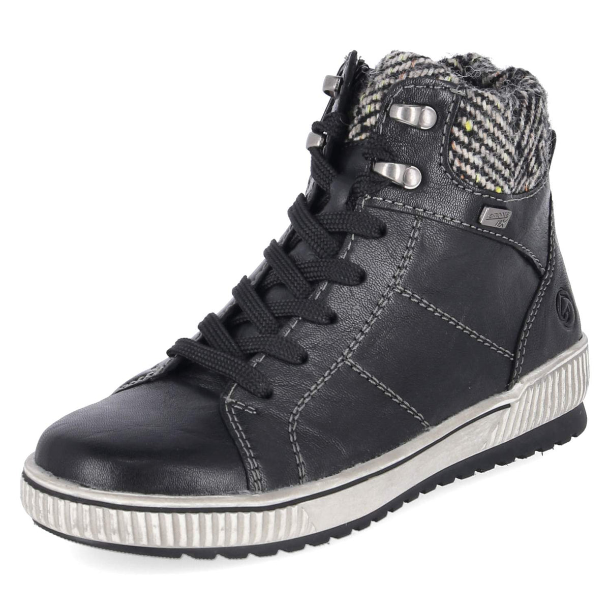 Schnürstiefeletten Schwarz