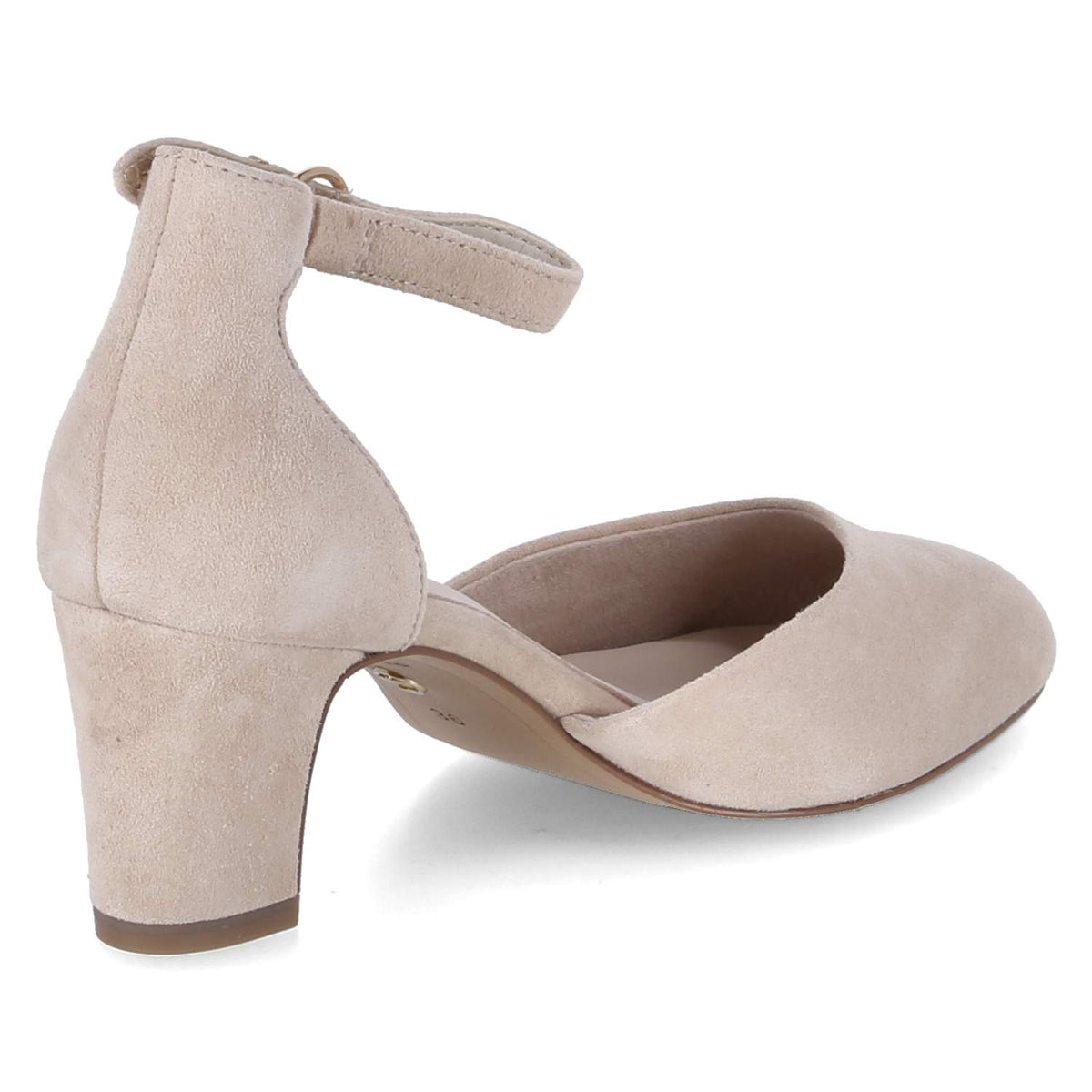 Riemchenpumps Beige