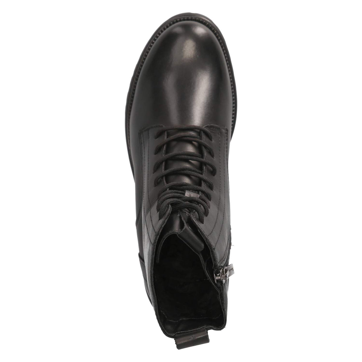 Schnürstiefeletten Schwarz