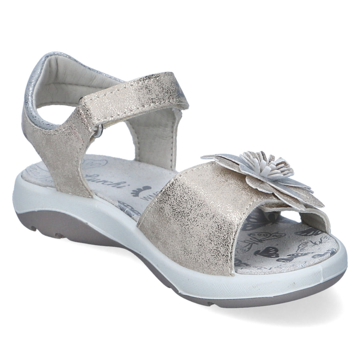 Sandalen FLORA Gold