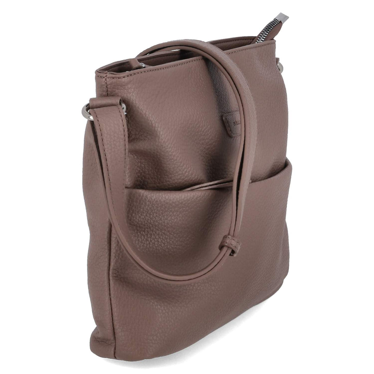 Schultertasche Taupe