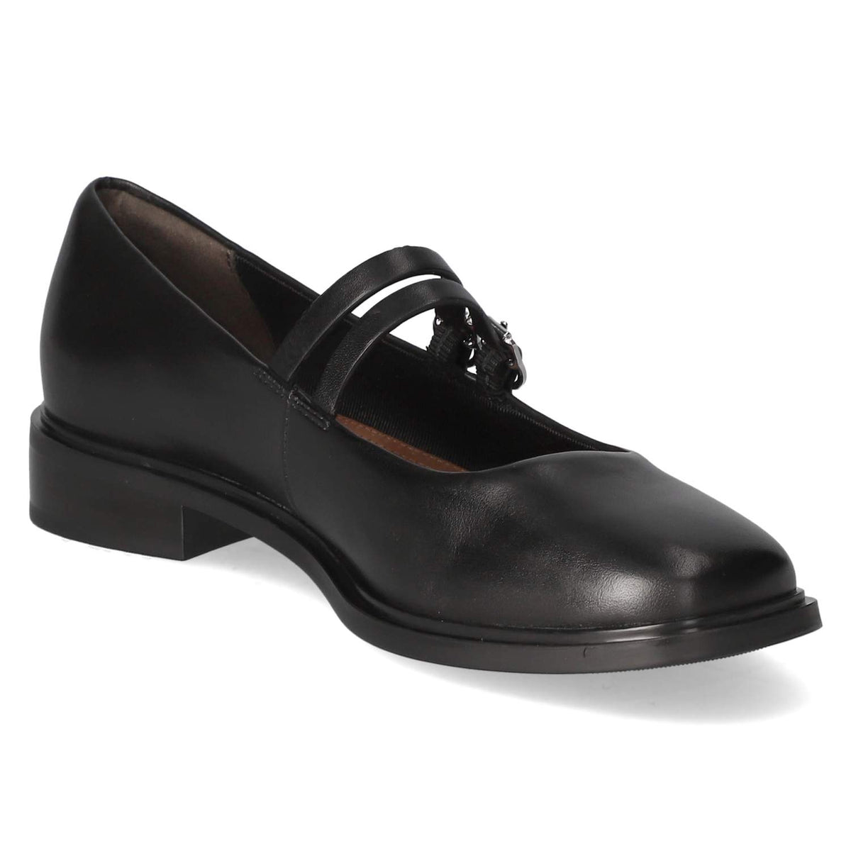 Spangenballerinas Schwarz