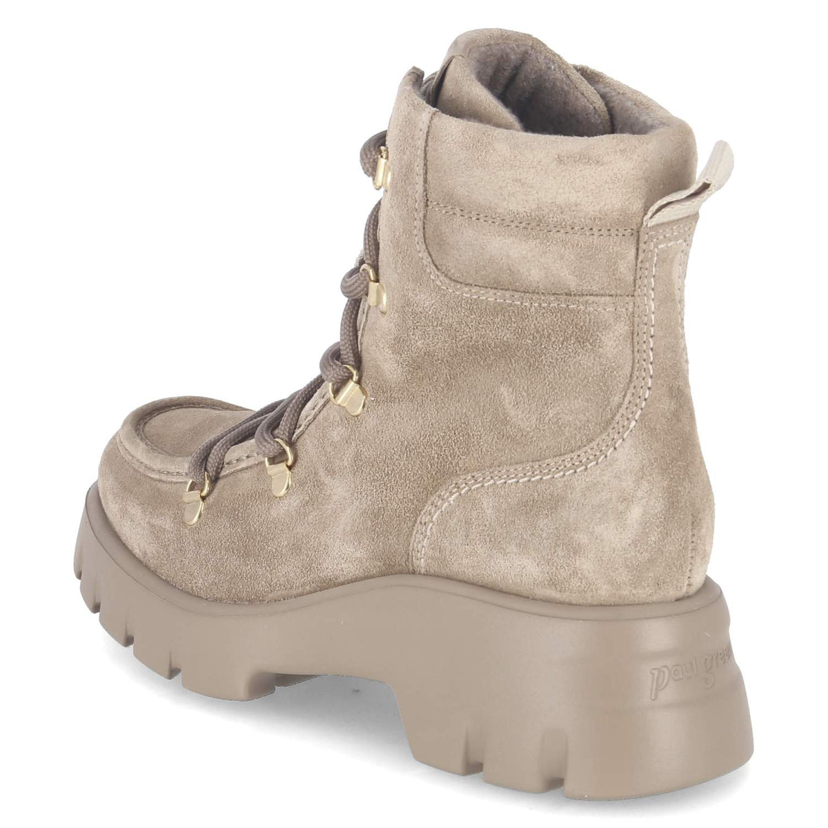 Schnürboots Beige