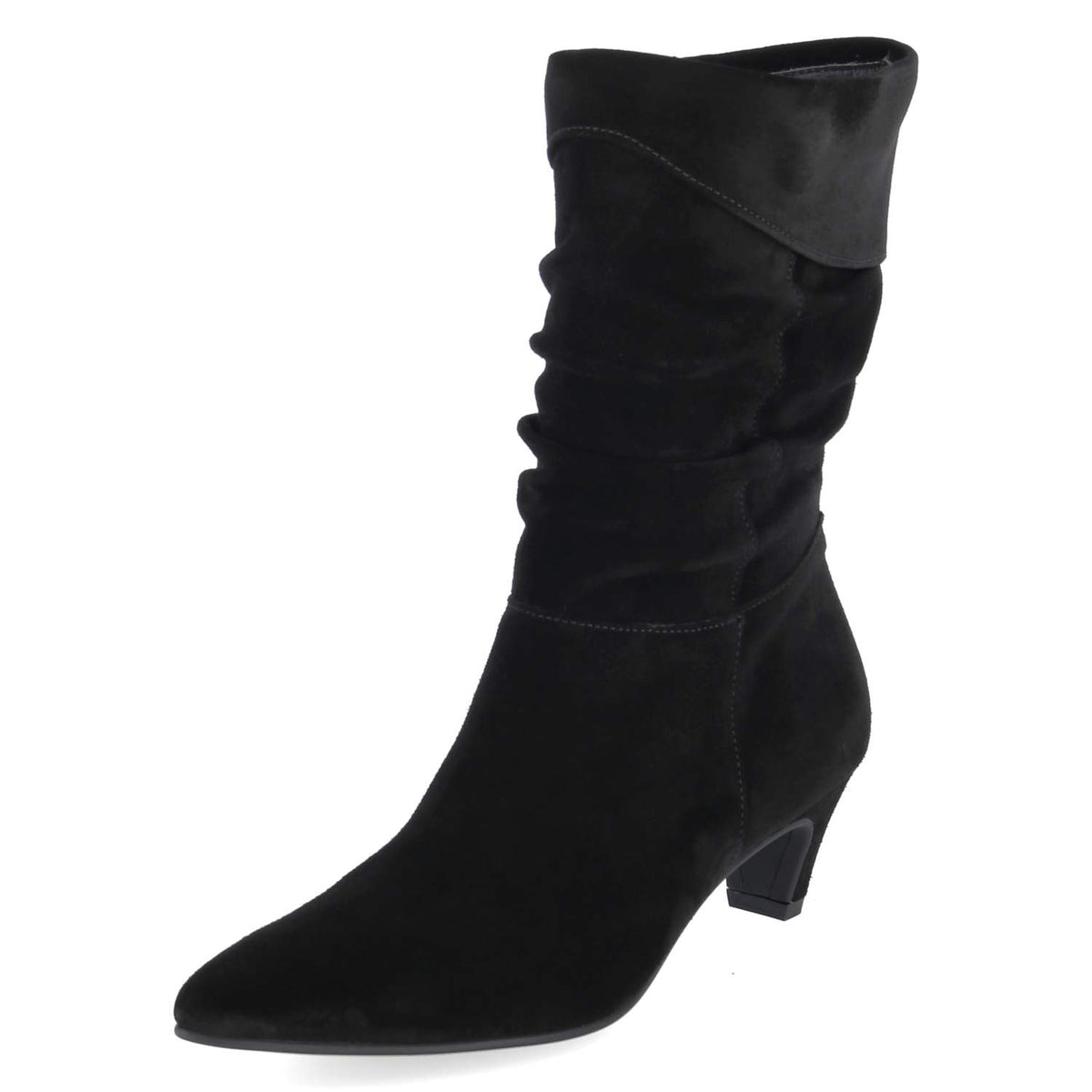 Slouchy Boot Stiefeletten Schwarz