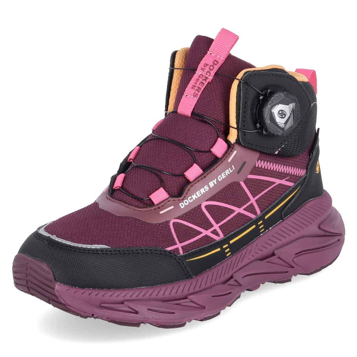High Sneaker Lila