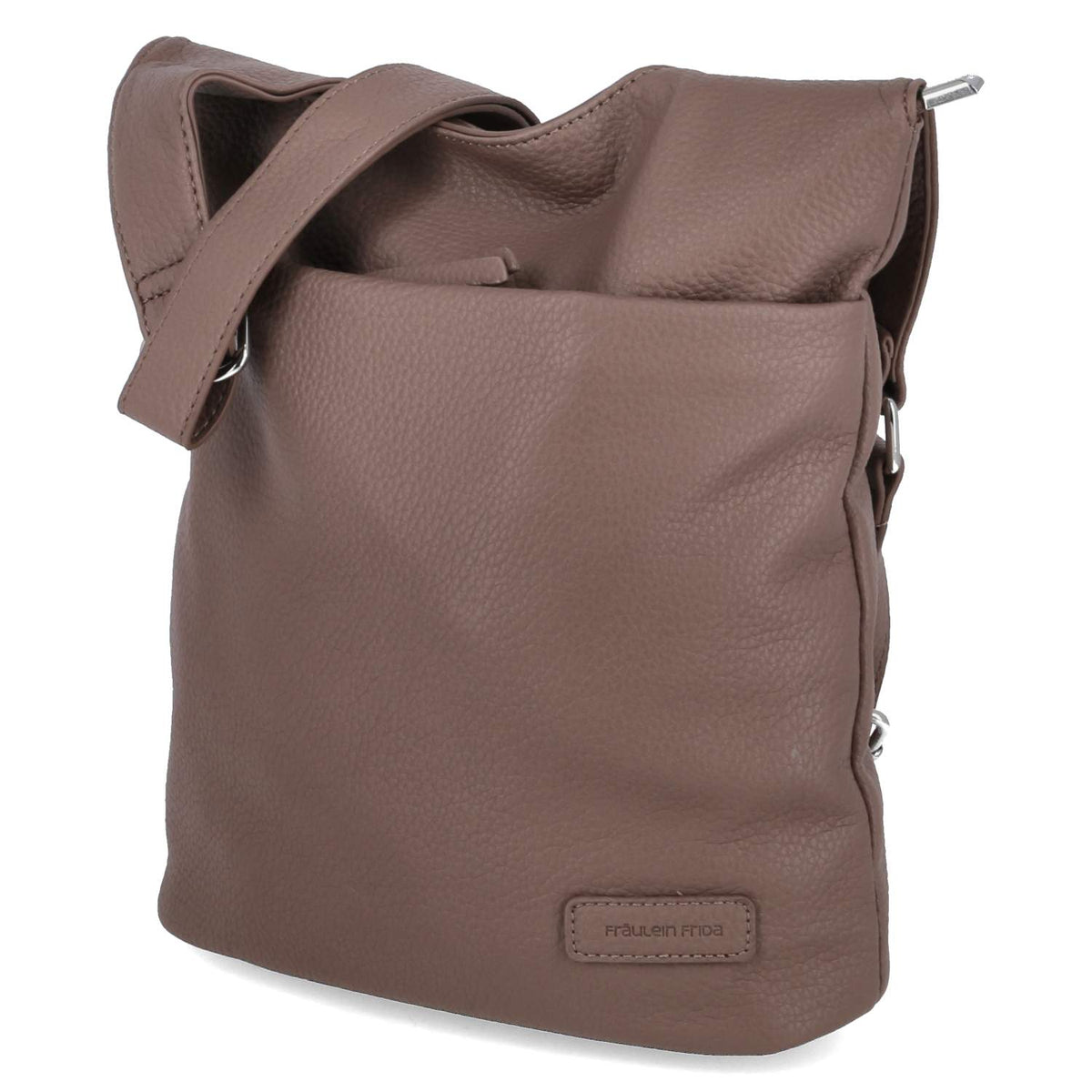 Schultertasche Taupe