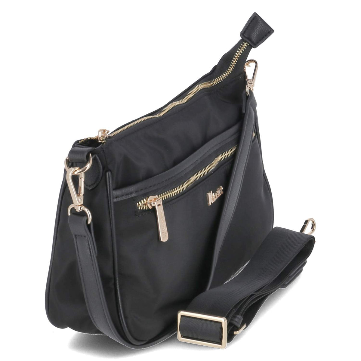 Schultertasche Schwarz