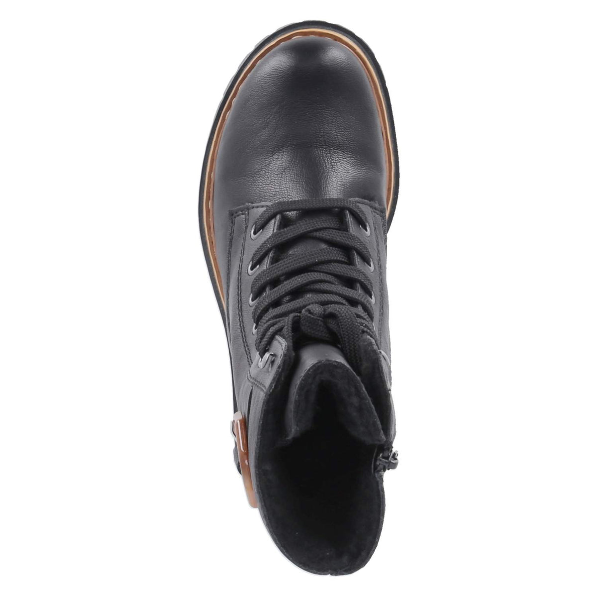 Schnürboots Schwarz