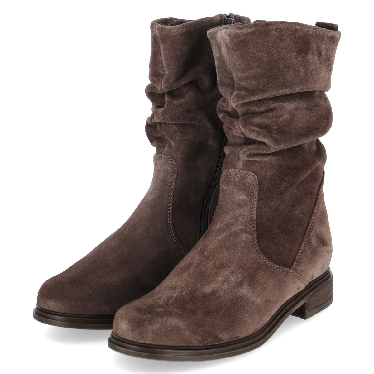 Slouchy Boots Braun