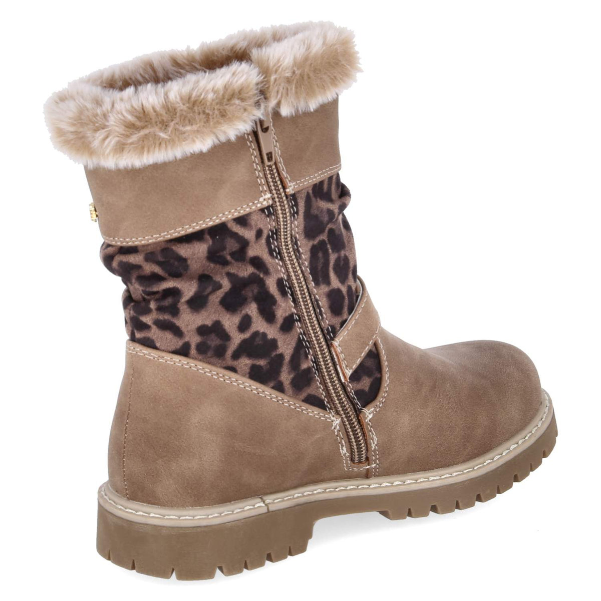 Winterstiefel Beige
