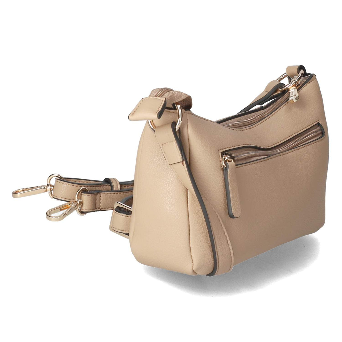 Schultertasche Beige