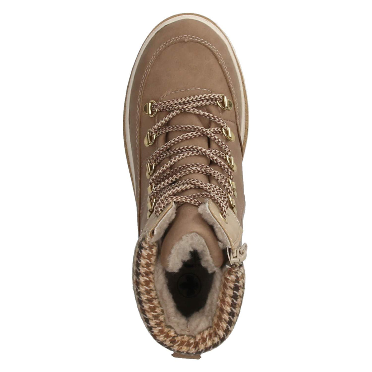 Schnürboots Beige