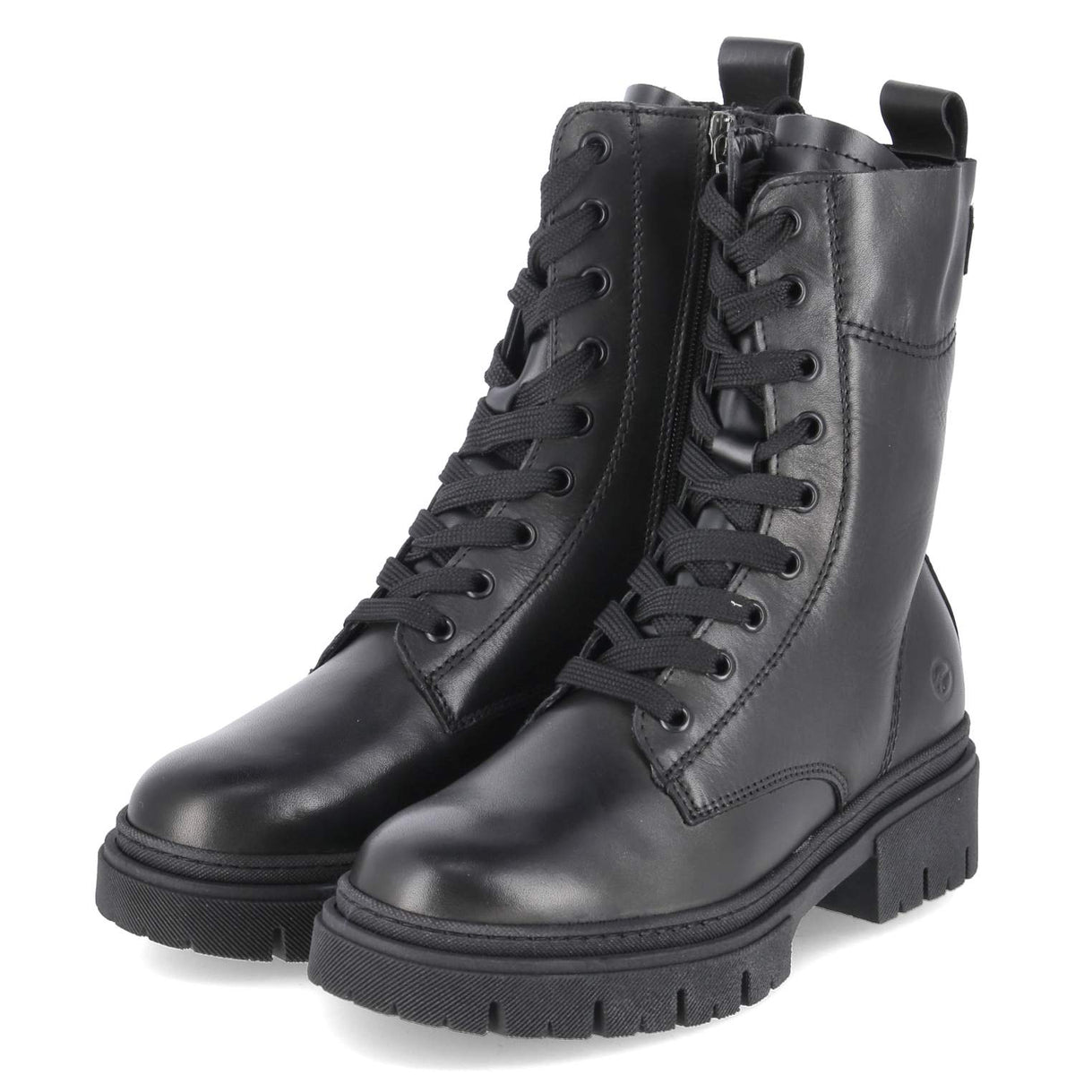 Schnürboots Schwarz