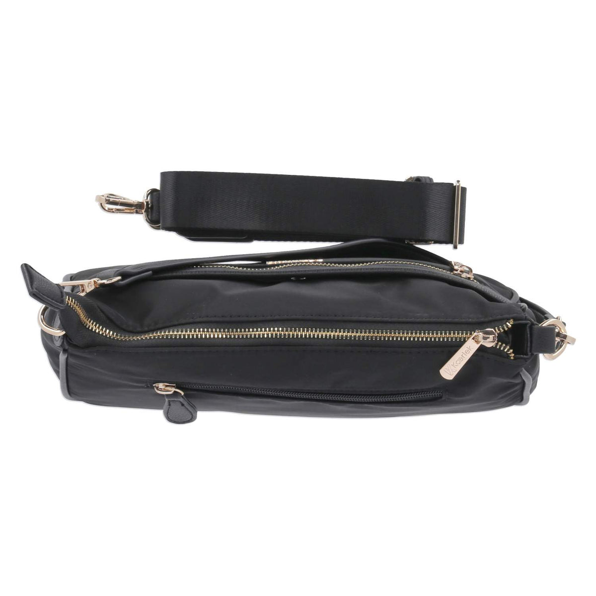Schultertasche Schwarz
