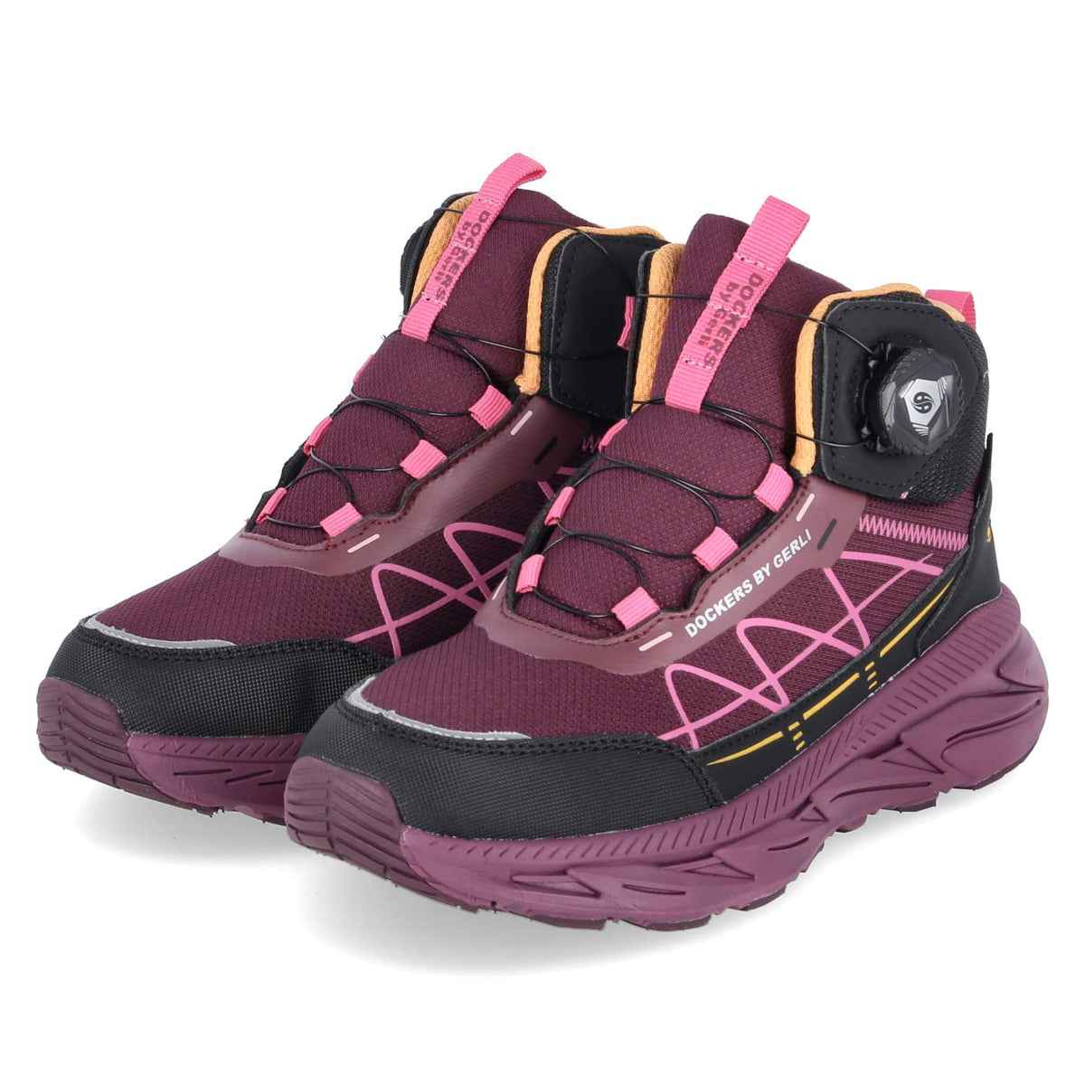 High Sneaker Lila
