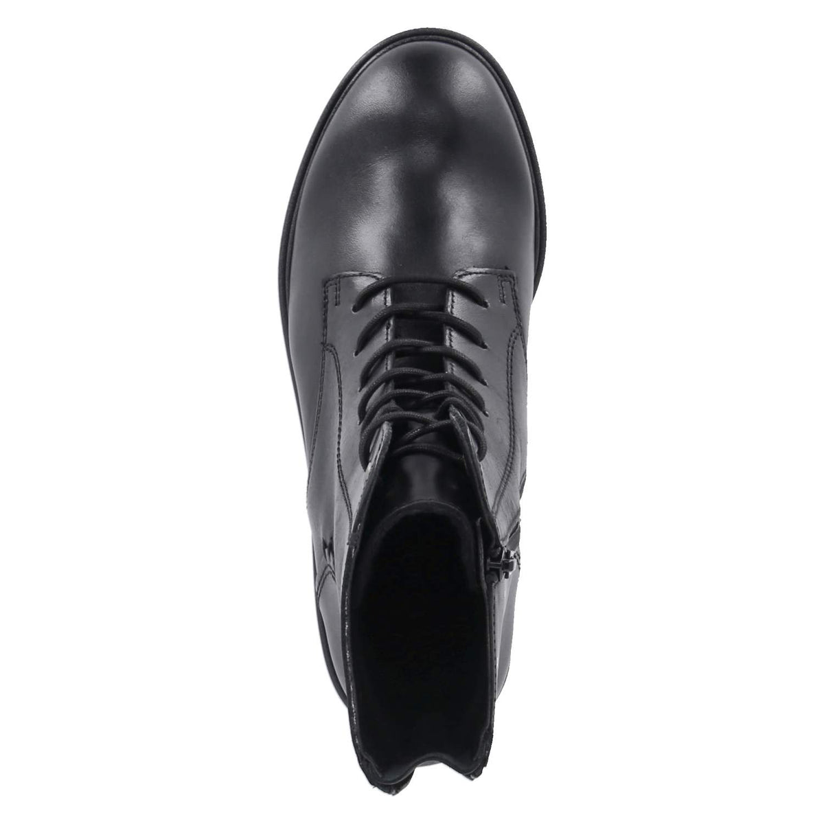 Schnüstiefeletten Schwarz