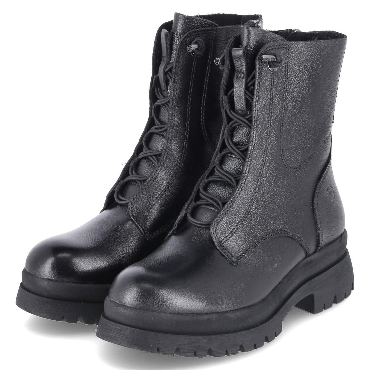 Schnürboots Schwarz