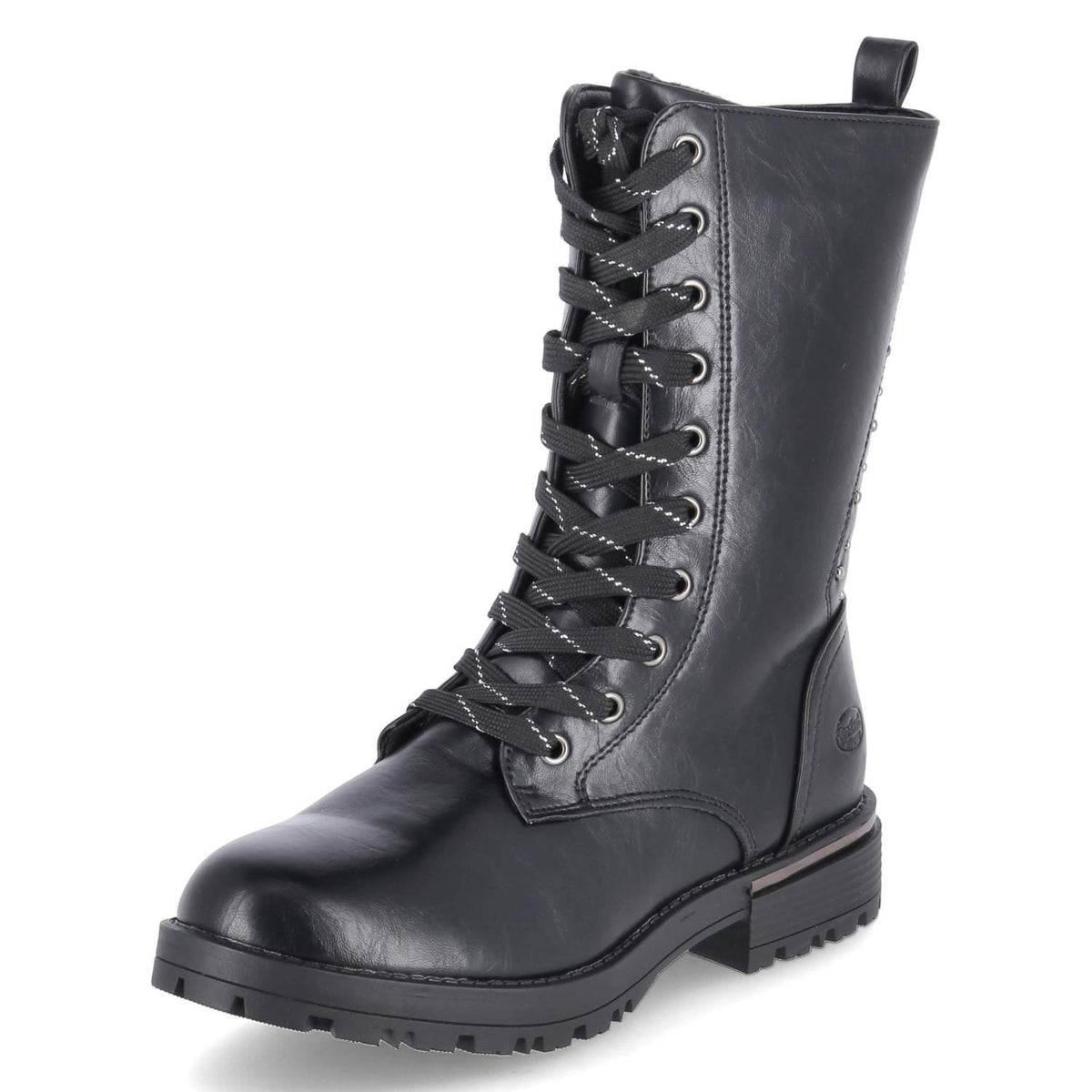Schnürstiefeletten Schwarz